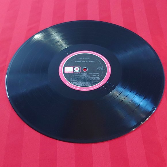 RARE, VINTAGE, 1961, SYLVANIA PRESENTS, HAPPY HOLLY DAYS L.P.!!! - Picture 7 of 8